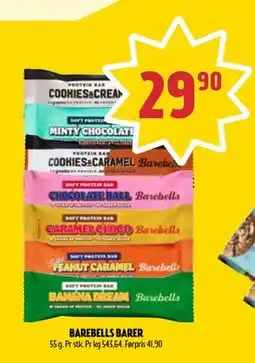 Coop Prix BAREBELLS BARER, NOK 29.9 tilbud