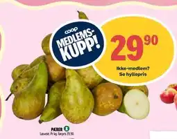 Coop Prix PÆRER, Medlemspris tilbud