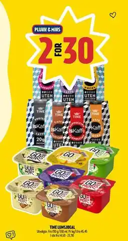 Coop Prix TINE LUNSJDEAL, NOK 30 tilbud
