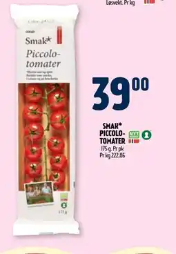Coop Prix SMAK* PICCOLOTOMATER, NOK 39 tilbud
