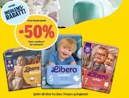 Coop Prix alle bleier fra Libero, Pampers og Änglamark tilbud