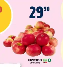 Coop Prix NORSKE EPLER, NOK 29.9 tilbud