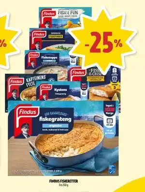 Coop Prix FINDUS FISKERETTER tilbud