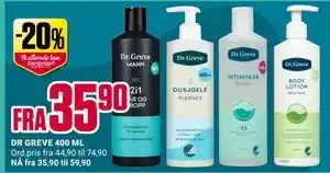 Europris DR GREVE 400 ML tilbud