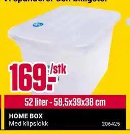 Europris HOME BOX., NOK 169 tilbud
