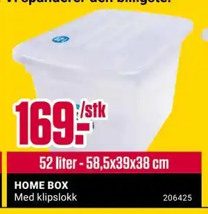 Europris HOME BOX., NOK 169 tilbud