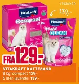 Europris VITAKRAFT KATTESAND tilbud