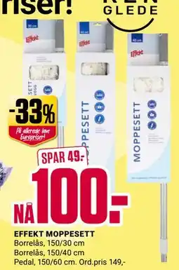 Europris EFFEKT MOPPESETT, NOK 100 tilbud