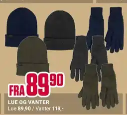 Europris LUE OG VANTER tilbud