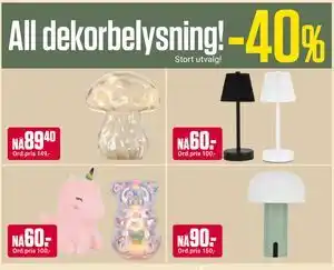 Europris All dekorbelysning! tilbud