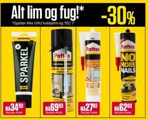 Europris Alt lim og fug! tilbud