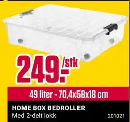 Europris HOME BOX BEDROLLER, NOK 249 tilbud