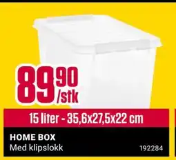 Europris HOME BOX, NOK 89.9 tilbud