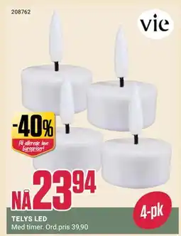 Europris TELYS LED, NOK 23.94 tilbud