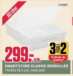 Europris SMARTSTORE CLASSIC BEDROLLER, NOK 299 tilbud