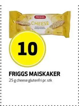 Bunnpris FRIGGS MAISKAKER, NOK 10 tilbud