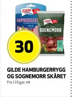Bunnpris GILDE HAMBURGERRYGG OG SOGNEMORR SKÅRET, NOK 30 tilbud