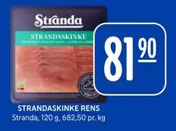 Rema 1000 STRANDASKINKE RENS, NOK 81.9 tilbud