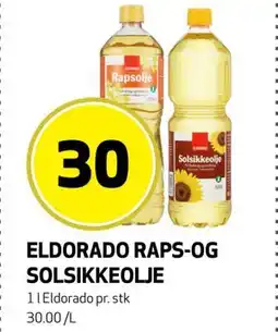 Bunnpris ELDORADO RAPS-OG SOLSIKKEOLJE, NOK 30 tilbud