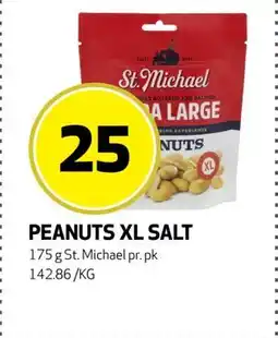 Bunnpris PEANUTS XL SALT, NOK 25 tilbud