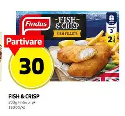 Bunnpris FISH & CRISP, NOK 30 tilbud