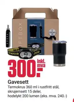 Europris Gavesett, NOK 300 tilbud