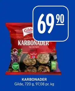 Rema 1000 KARBONADER, NOK 69.9 tilbud