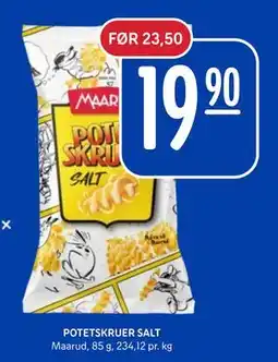 Rema 1000 POTETSKRUER SALT, NOK 19.9 tilbud