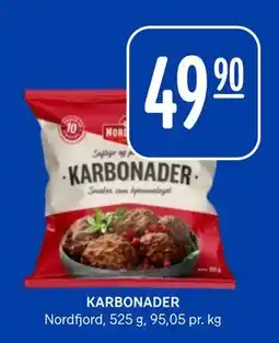 Rema 1000 KARBONADER, NOK 49.9 tilbud