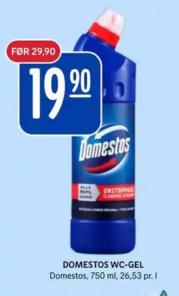 Rema 1000 DOMESTOS WC-GEL, NOK 19.9 tilbud