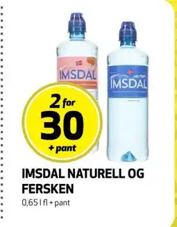 Bunnpris IMSDAL NATURELL OG FERSKEN, NOK 30 tilbud