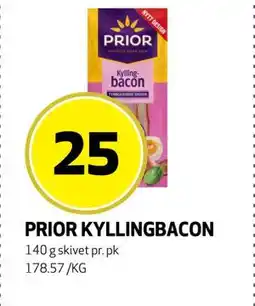 Bunnpris PRIOR KYLLINGBACON, NOK 25 tilbud