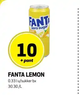 Bunnpris FANTA LEMON, NOK 10 tilbud