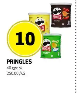Bunnpris PRINGLES, NOK 10 tilbud