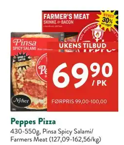 Jacobs Peppes Pizza, NOK 69.9 tilbud