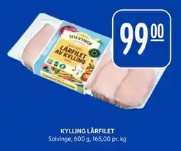 Rema 1000 KYLLING LÅRFILET, NOK 99 tilbud