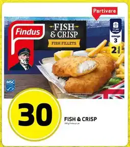 Bunnpris FISH & CRISP, NOK 30 tilbud