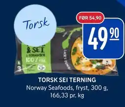 Rema 1000 TORSK SEI TERNING, NOK 49.9 tilbud