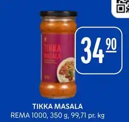 Rema 1000 TIKKA MASALA, NOK 34.9 tilbud