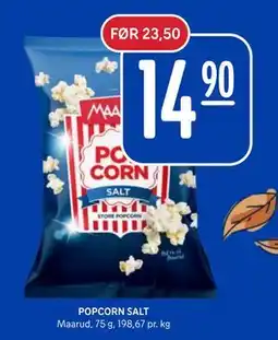 Rema 1000 POPCORN SALT, NOK 14.9 tilbud