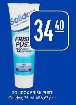Rema 1000 SOLIDOX FRISK PUST, NOK 34.4 tilbud