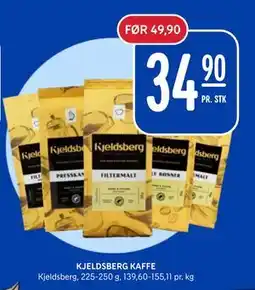 Rema 1000 KJELDSBERG KAFFE, NOK 34.9 tilbud