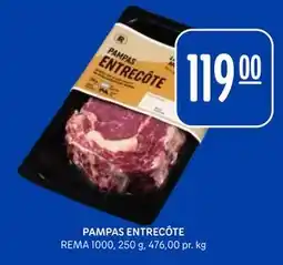Rema 1000 PAMPAS ENTRECÔTE, NOK 119 tilbud