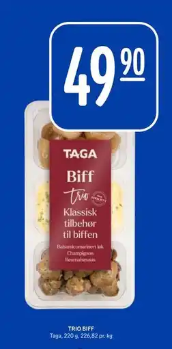 Rema 1000 TRIO BIFF, NOK 49.9 tilbud