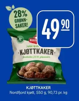 Rema 1000 KJØTTKAKER, NOK 49.9 tilbud