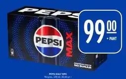 Rema 1000 PEPSI MAX 10PK, NOK 99 tilbud