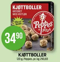Kiwi PEPPES Kjøttboller tilbud