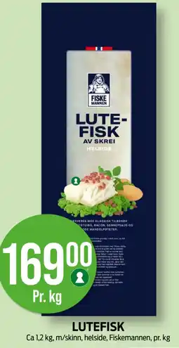 Kiwi FISKEMANNEN Lutefisk tilbud