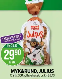 Kiwi BAKEHUSET Myk&rund, julius tilbud