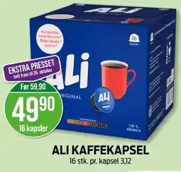 Kiwi ALI Kaffekapsel tilbud